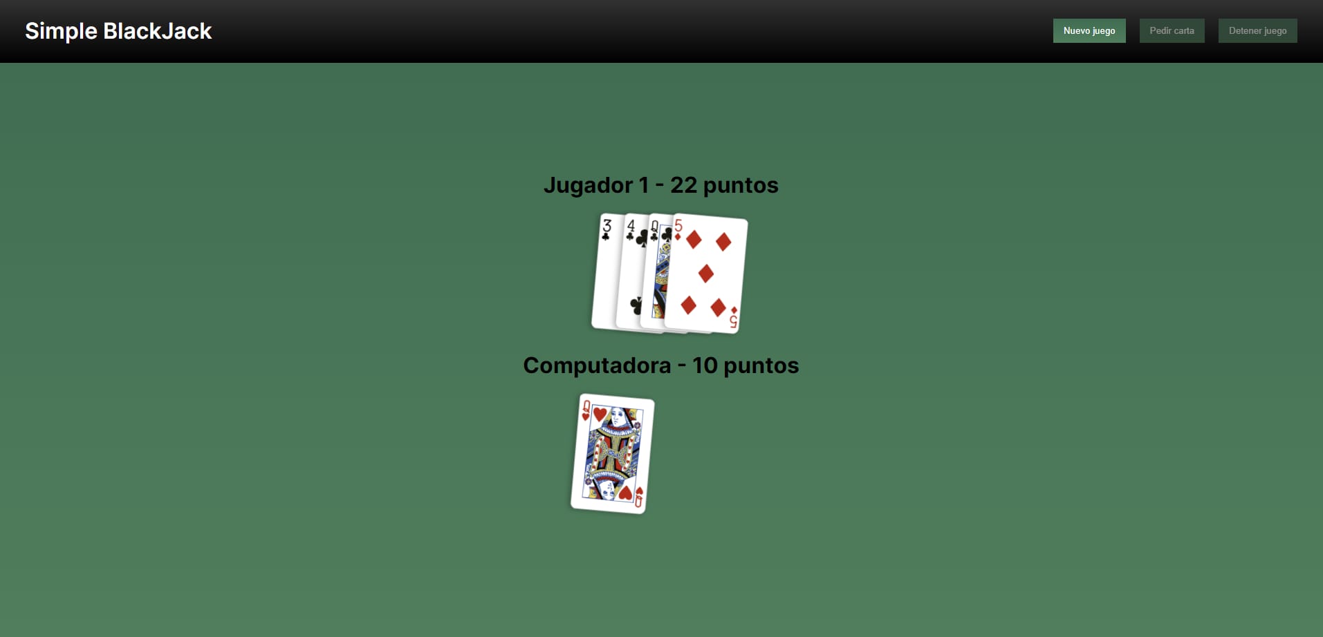 Simple Blackjack