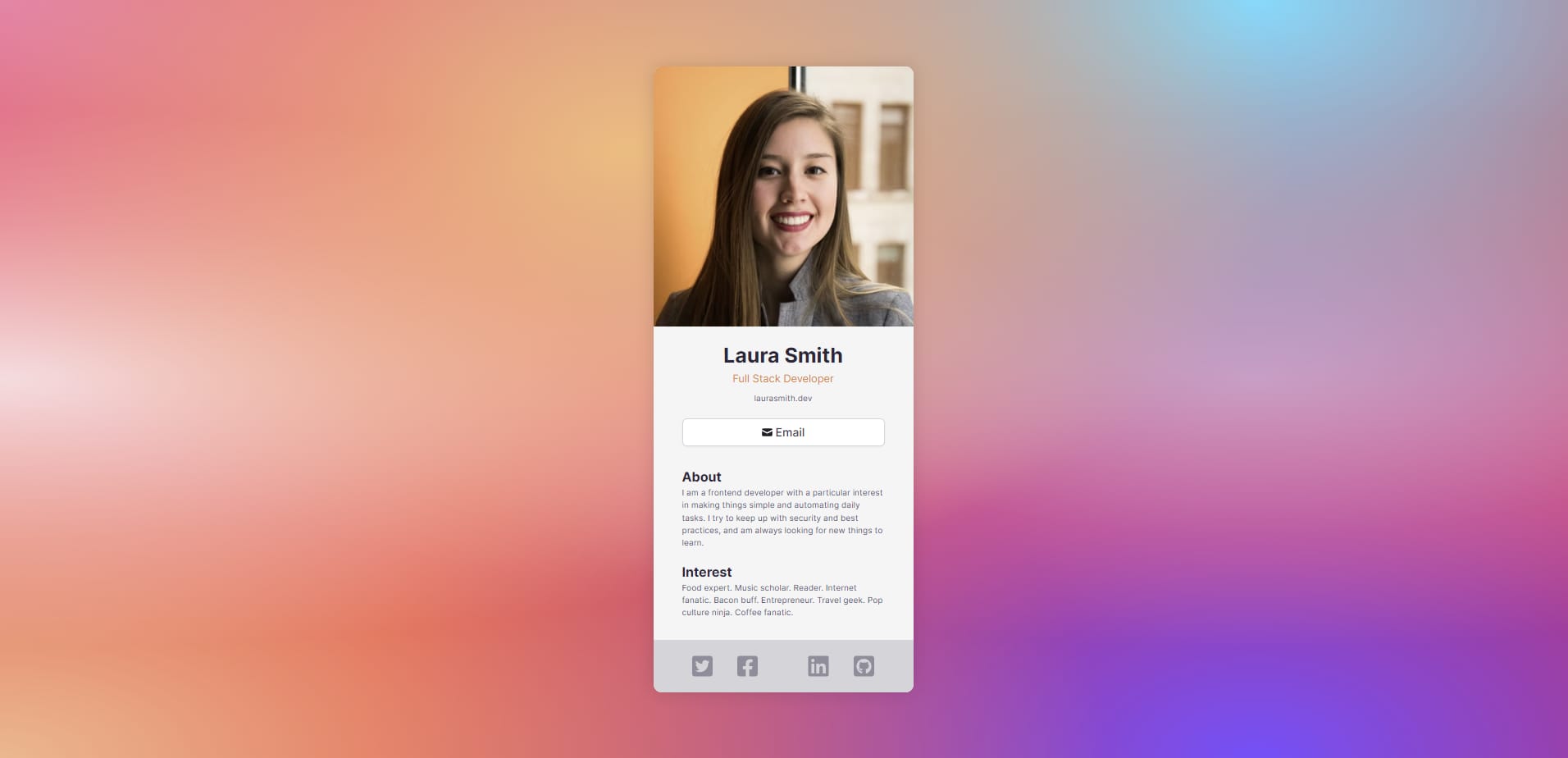 Card Component with React
